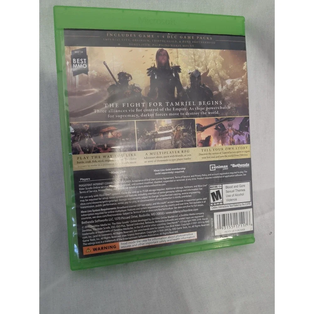 Elder Scrolls Online Gold Edition Xbox One